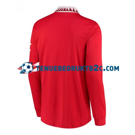 Thuisshirt Manchester United Mannen 2022-23 L-S