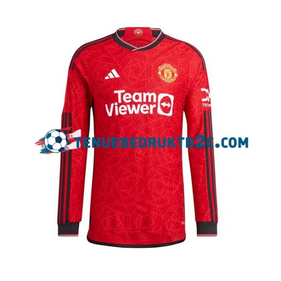 Thuisshirt Manchester United Mannen 2023-24 L-S