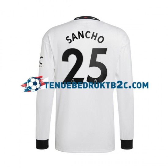 Uitshirt Manchester United Jadon Sancho 25 Mannen 2022-23 L-S