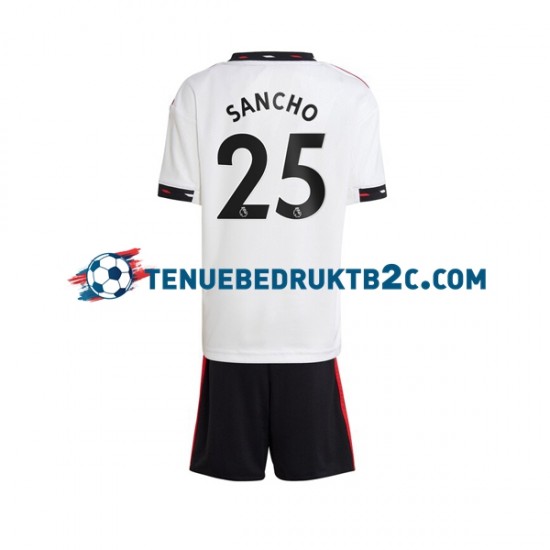 Uitshirt Manchester United Jadon Sancho 25 Voetbalteneu Kinderen 2022-23 S-S