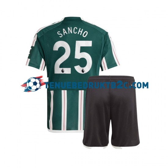 Uitshirt Manchester United Jadon Sancho 25 Voetbalteneu Kinderen 2023-24 S-S