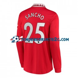 Thuisshirt Manchester United Jadon Sancho 25 Mannen 2022-23 L-S