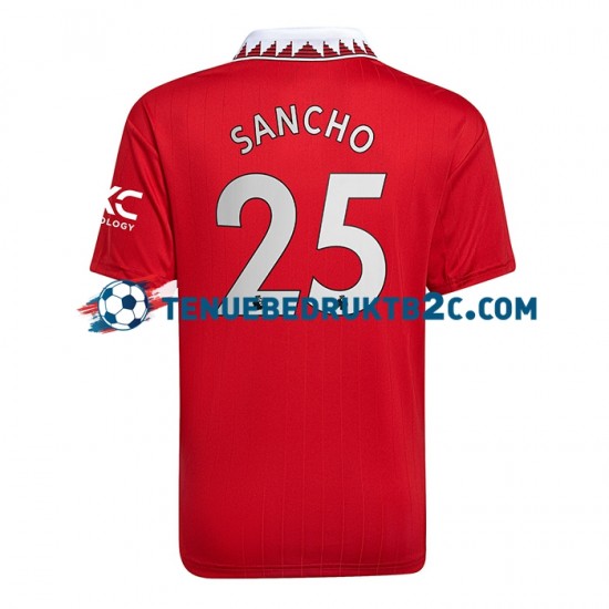 Thuisshirt Manchester United Jadon Sancho 25 Mannen 2022-23 S-S