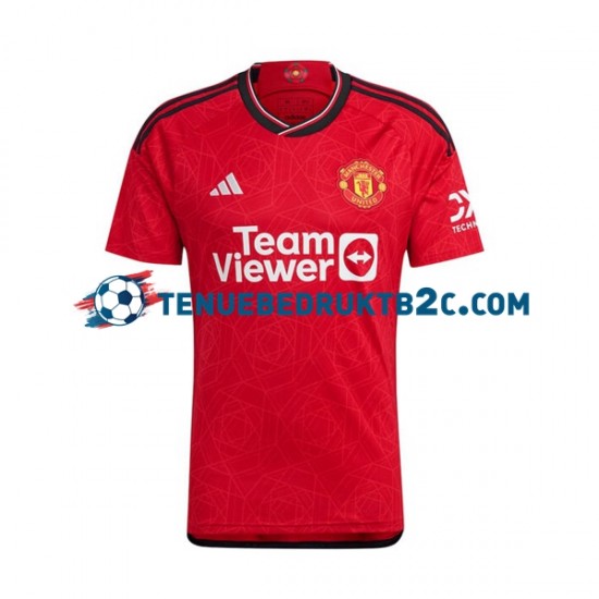 Thuisshirt Manchester United Lindelof 2 Voetbalteneu Kinderen 2023-24 S-S