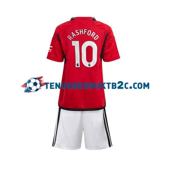 Thuisshirt Manchester United Marcus Rashford 10 Voetbalteneu Kinderen 2023-24 S-S