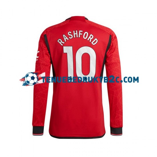 Thuisshirt Manchester United Marcus Rashford 10 Mannen 2023-24 L-S