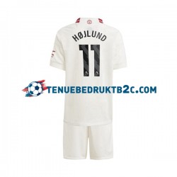 3de shirt Manchester United Rasmus Hojlund 11 Voetbalteneu Kinderen 2023-24 S-S