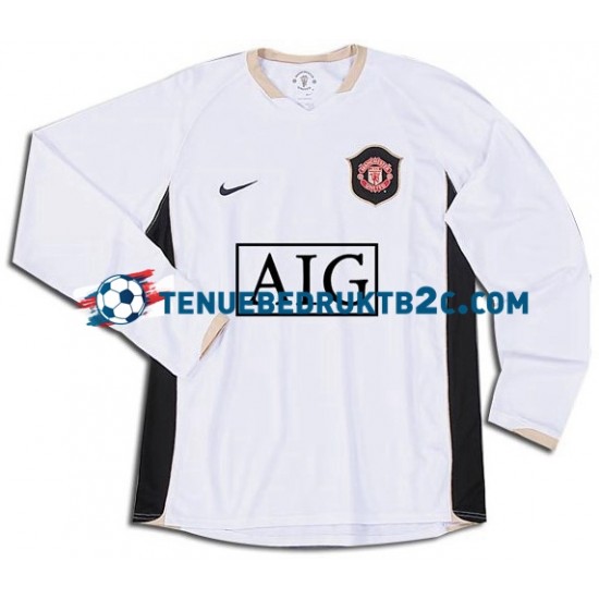 Uitshirt Retro Manchester United Mannen 2006-2007 L-S