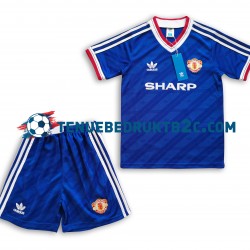 Uitshirt Retro Manchester United 1986 Voetbalteneu Kinderen S-S