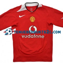 Thuisshirt Retro Manchester United Mannen 2004-2006 S-S