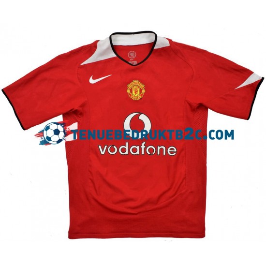 Thuisshirt Retro Manchester United Mannen 2004-2006 S-S