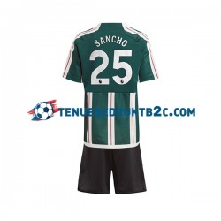 Uitshirt Manchester United Sancho 25 Voetbalteneu Kinderen 2023-24 S-S