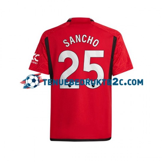 Thuisshirt Manchester United Sancho 25 Mannen 2023-24 S-S