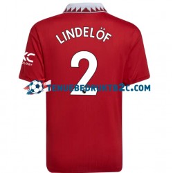 Thuisshirt Manchester United Victor Lindelof 2 Mannen 2022-23 S-S