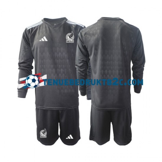 Thuisshirt Mexico Keeper Voetbalteneu Kinderen 2022 L-S