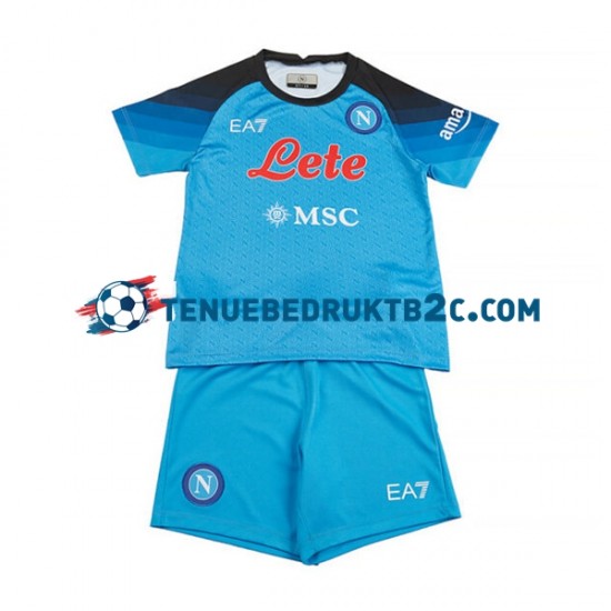 Thuisshirt Napoli Voetbalteneu Kinderen 2022-23 S-S