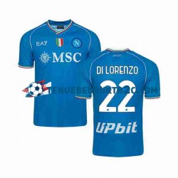 Thuisshirt Napoli DI LORENZO 22 Mannen 2023-24 S-S
