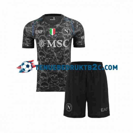 Thuisshirt Napoli Halloween Voetbalteneu Kinderen 2023-24 S-S