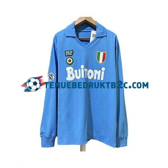 Thuisshirt Retro Napoli 1987 1988 Mannen L-S