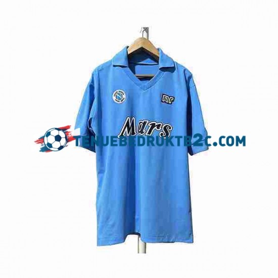 Thuisshirt Retro Napoli 1989 1990 Mannen S-S