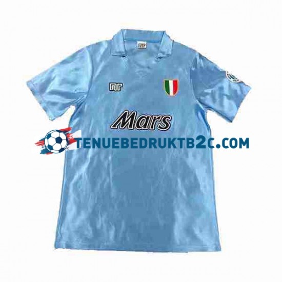 Thuisshirt Retro Napoli 1990 1991 Mannen S-S