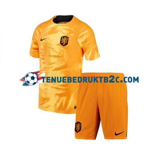 Thuisshirt Nederland Voetbalteneu Kinderen WK 2022 S-S