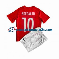Thuisshirt Noorwegen ODEGAARD 10 Voetbalteneu Kinderen 2022 S-S