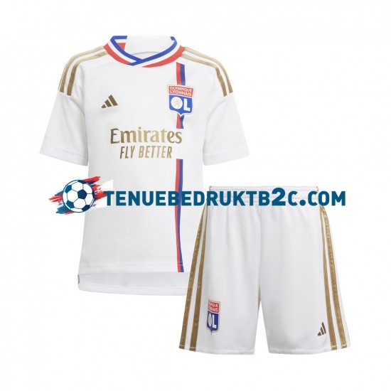 Thuisshirt Olympique Lyonnais Voetbalteneu Kinderen 2023-24 S-S