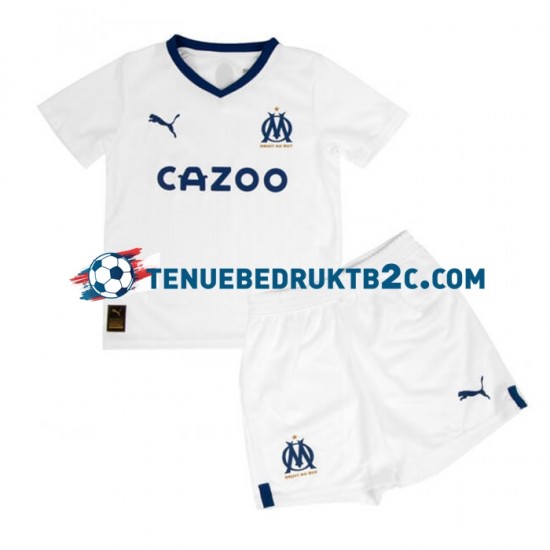 Thuisshirt Olympique Marseille Voetbalteneu Kinderen 2022-23 S-S