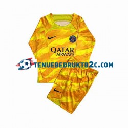 Uitshirt Paris Saint-Germain Keeper Voetbalteneu Kinderen 2023-24 L-S