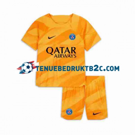 Uitshirt Paris Saint-Germain Keeper Voetbalteneu Kinderen 2023-24 S-S