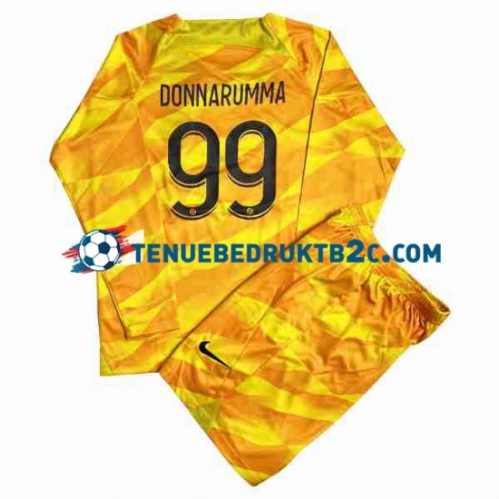 Uitshirt Paris Saint-Germain Keeper DONNARUMMA 99 Voetbalteneu Kinderen 2023-24 L-S