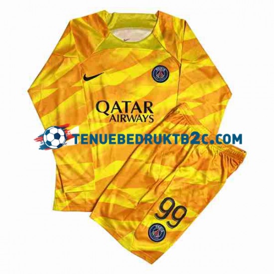 Uitshirt Paris Saint-Germain Keeper DONNARUMMA 99 Voetbalteneu Kinderen 2023-24 L-S