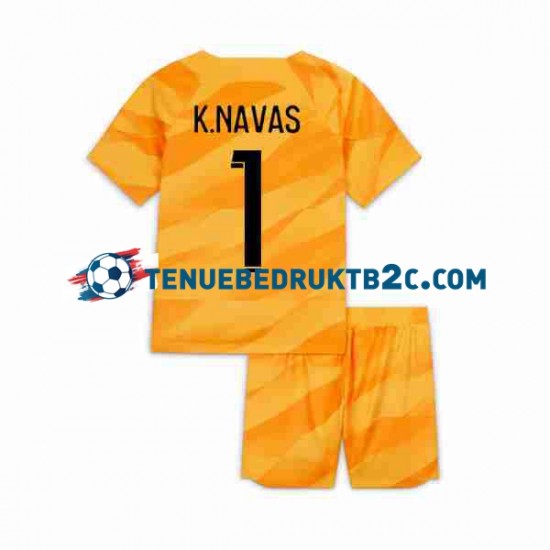 Uitshirt Paris Saint-Germain Keeper K.NAVAS 1 Voetbalteneu Kinderen 2023-24 S-S