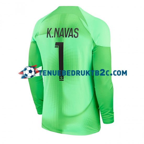 Thuisshirt Paris Saint-Germain Keeper K.Navas 1 Mannen 2022-23 L-S