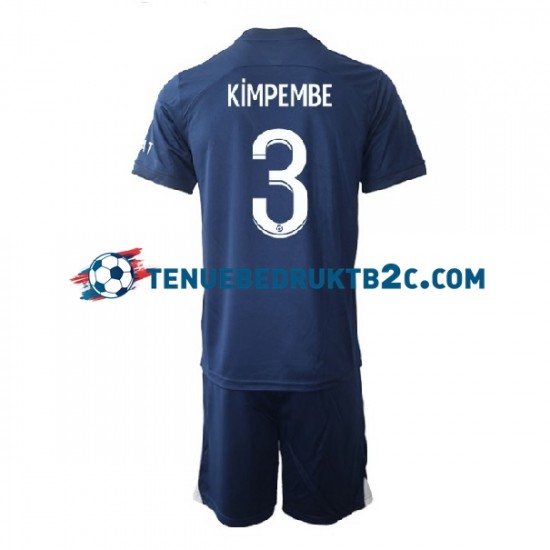 Thuisshirt Paris Saint-Germain Kimpembe 3 Voetbalteneu Kinderen 2022-23 S-S