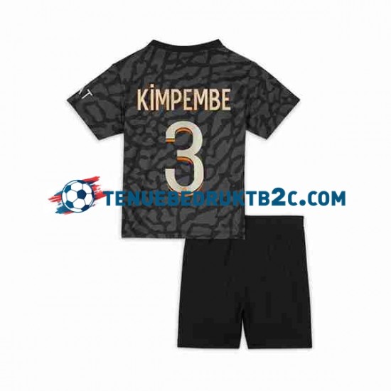 3de shirt Paris Saint-Germain Kimpembe 3 Voetbalteneu Kinderen 2023-24 S-S