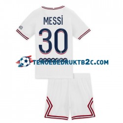 4de shirt Paris Saint-Germain Lionel Messi 30 Voetbalteneu Kinderen 2021-22 S-S