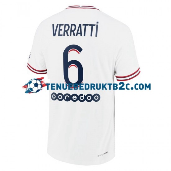 4de shirt Paris Saint-Germain Marco Verratti 6 Mannen 2021-22 S-S