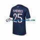 Thuisshirt Paris Saint-Germain N.Mendes 25 Mannen 2023-24 S-S