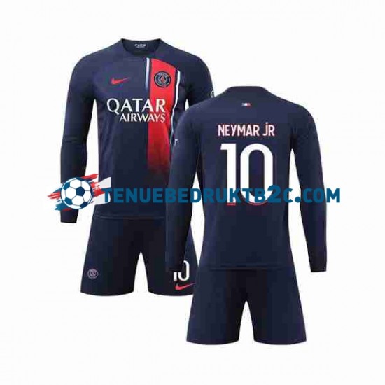 Thuisshirt Paris Saint-Germain Neymar Jr 10 Voetbalteneu Kinderen 2023-24 L-S