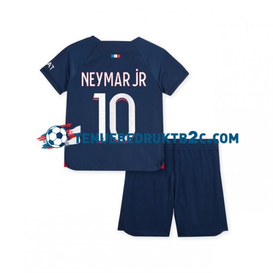 Thuisshirt Paris Saint-Germain Neymar Jr 10 Voetbalteneu Kinderen 2023-24 S-S