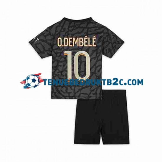 3de shirt Paris Saint-Germain O.Dembele 10 Voetbalteneu Kinderen 2023-24 S-S