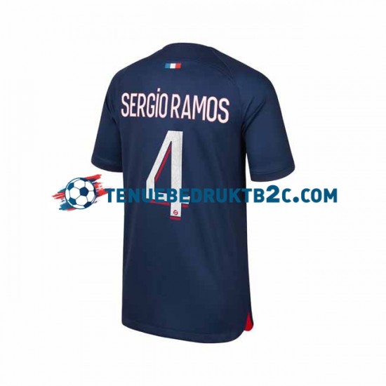 Thuisshirt Paris Saint-Germain Sergio Ramos 4 Mannen 2023-24 S-S