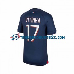 Thuisshirt Paris Saint-Germain Vitinha 17 Mannen 2023-24 S-S