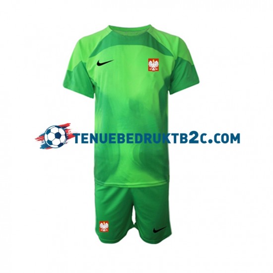 Thuisshirt Polen Keeper Voetbalteneu Kinderen WK 2022 S-S