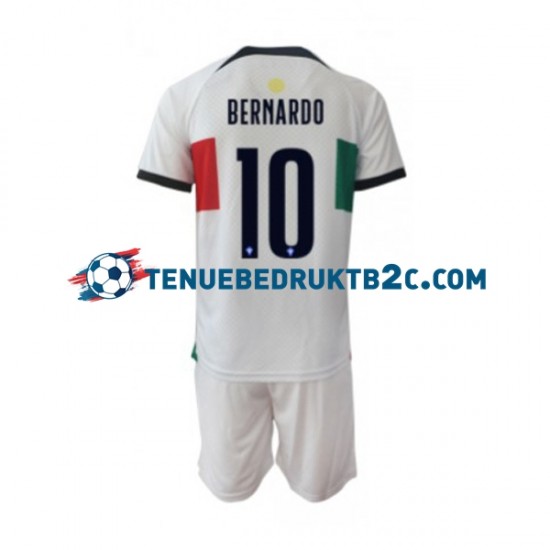 Uitshirt Portugal Bernardo 10 Voetbalteneu Kinderen WK 2022 S-S