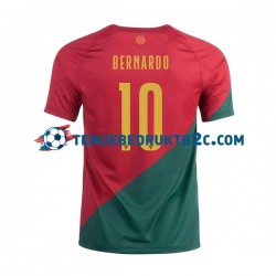 Thuisshirt Portugal Bernardo 10 Mannen WK 2022 S-S