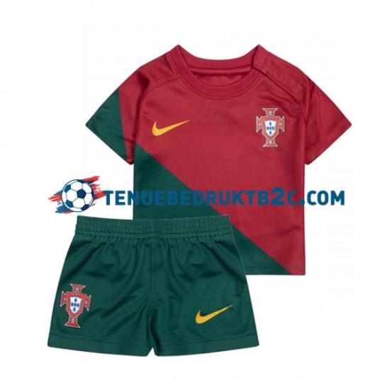 Thuisshirt Portugal Voetbalteneu Kinderen WK 2022 S-S