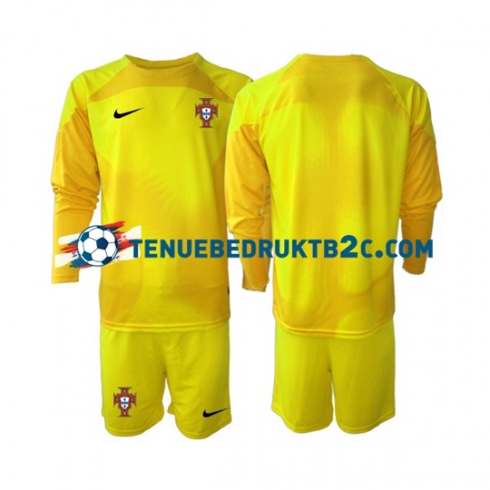 Thuisshirt Portugal Keeper Voetbalteneu Kinderen WK 2022 L-S